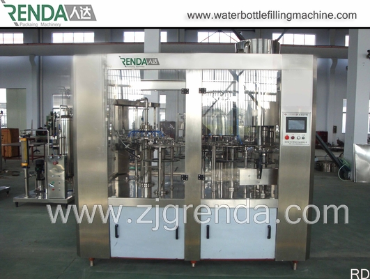 Electric 3 In 1 Automatic Water Bottle Filling Machine  Customized Made Plastic Cap 500ml PET Beverage Equipment