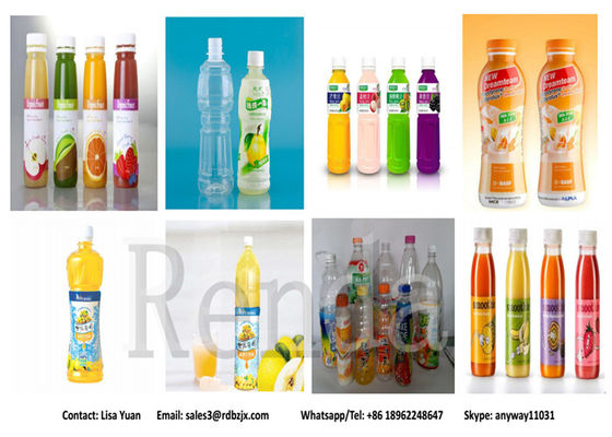 Bottled Juice Filling Machine Equipment Juice Bottling Machines 18000BPH PET / Glass Bottle