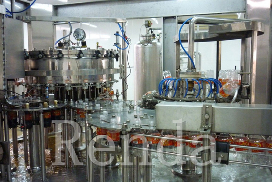380V Automatic Water Bottle Filling Machine / Wrapping Machine For Liquid Packing