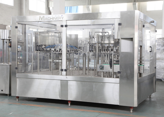 PET Bottle Liquid Bottle Carbonated Drink Filling Machine , Electric Filling Equipment